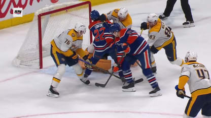 NSH@EDM: Lazar scores goal against Juuse Saros