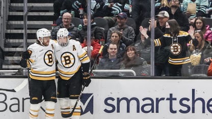 Pastrnak lights the lamp again