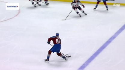 CBJ@COL: Burns scores goal against Elvis Merzlikins