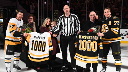 Matt MacPherson has 1,000th NHL game ceremony