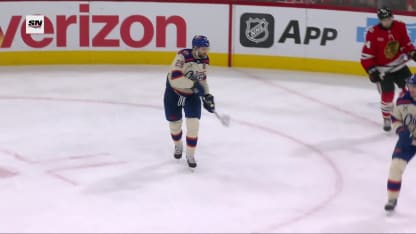 EDM@CHI: Draisaitl scores goal against Spencer Knight