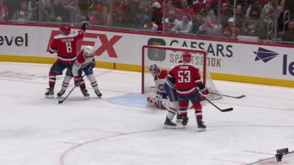 Frank deflects it home