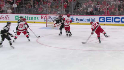 CAR@NJD: Svechnikov scores goal against Jacob Markstrom