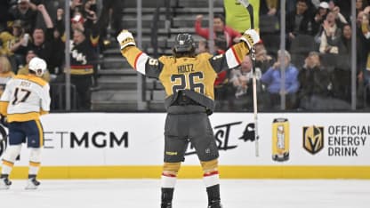 Holtz unloads one from the point