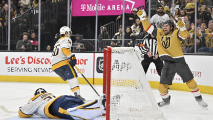 NSH@VGK: Stone scores goal against Justus Annunen