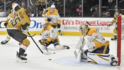 NSH@VGK: Kolesar scores goal against Justus Annunen