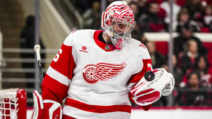 John Gibson taking the lead during Detroit Red Wings playoffs push