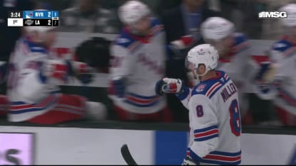 NYR@LAK: Miller scores goal against Darcy Kuemper