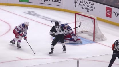NYR@LAK: Kuzmenko scores goal against Jonathan Quick
