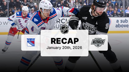 NYR at LAK | Recap