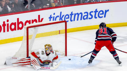 Perfetti buries a backhand