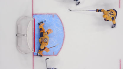 UTA@NSH: Saros with a great save against Nick Schmaltz