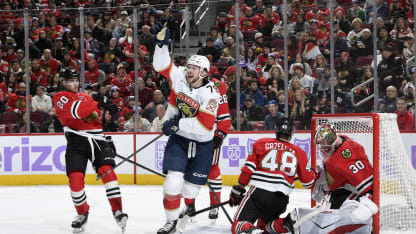 Bjornfot opens scoring on the wrap-around