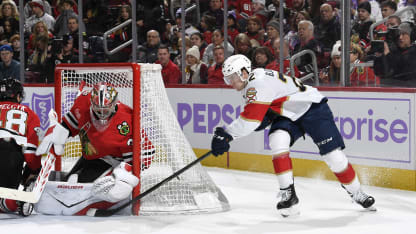 Bjornfot opens scoring on the wrap-around