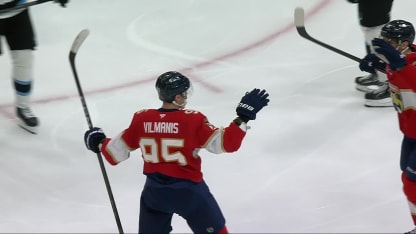 Vilmanis buries first NHL goal