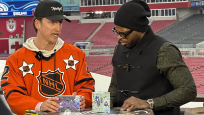 Subban at Stadium Series Upper Deck event 2