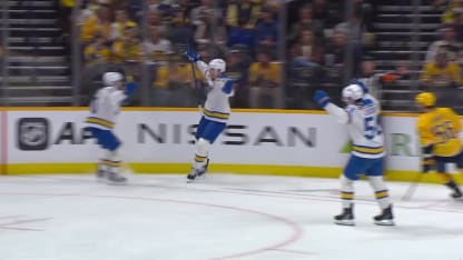 STL@NSH: Parayko scores goal against Juuse Saros