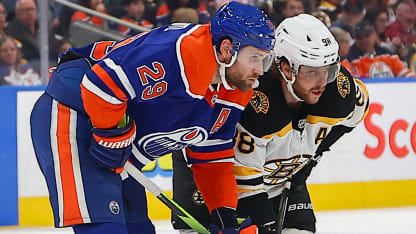 Draisaitl Pastrnak OLY flag bearers