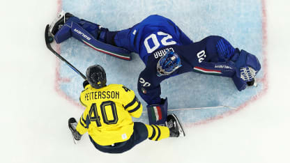 Clara ITA save on Pettersson SWE