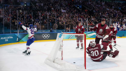 Latvia USA 2026 Olympics game recap February 12