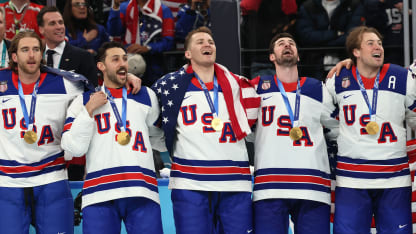 NHL players cheer on teammates at incredible Olympics Milano Cortina 