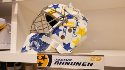 Nashville Predators, Justus Annunen, Pediatric Cancer Mask