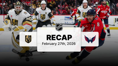 VGK at WSH | Recap