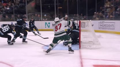 Kaprizov sneaks one in the backdoor for PPG