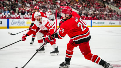 Aho's PPG doubles the lead