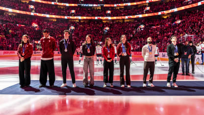 Canadiens honor Olympic medalists