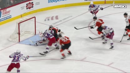 NYR@PHI: Perreault scores PPG against Dan Vladar
