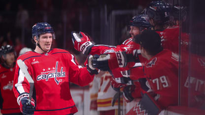 CGY@WSH: Leonard scores goal against Devin Cooley