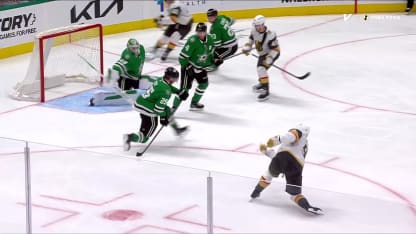 VGK@DAL: Oettinger with a great save against Jack Eichel