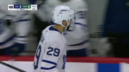 TOR@MIN: Groulx scores goal against Jesper Wallstedt