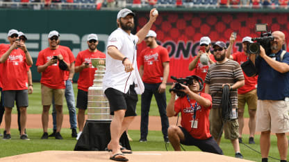 Ovechkin first pitch 2018
