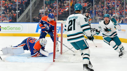 SJS@EDM: Regenda scores goal against Connor Ingram