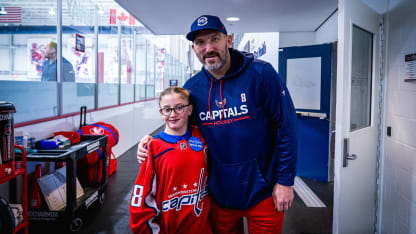 Capitals make a wish kid