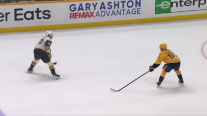 Theodore scores on the man advantage