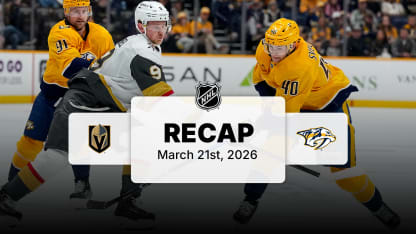 VGK at NSH | Recap