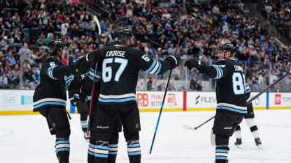 Crouse strikes first