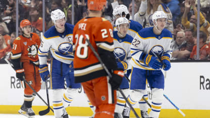 BUF@ANA: Quinn scores goal against Ville Husso