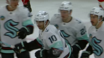 SEA@FLA: Beniers scores goal against Sergei Bobrovsky