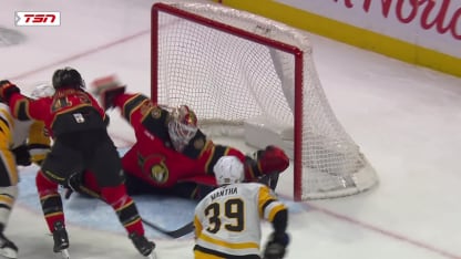 Ullmark spectaculaire en fin de période!