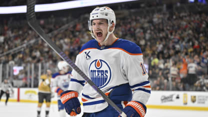 EDM@VGK: Hyman scores goal against Adin Hill