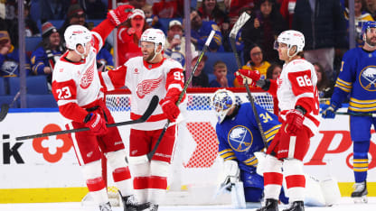 Detroit Red Wings Buffalo Sabres game recap March 27, 2026