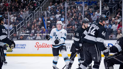 Cooley snaps it through the wickets