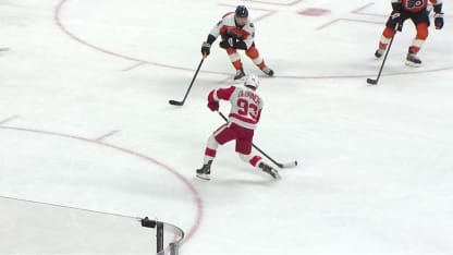 DET@PHI: DeBrincat scores PPG against Samuel Ersson