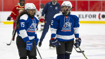 Dinomights Players at O'Ree Skills Weekend in Detroit