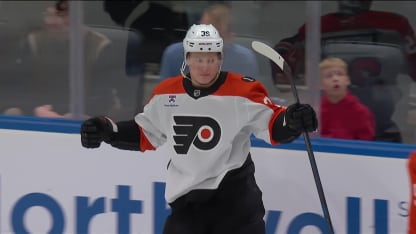 PHI@NYI: Michkov scores goal against Ilya Sorokin