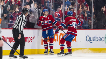 Nick Suzuki MTL celebrating goal